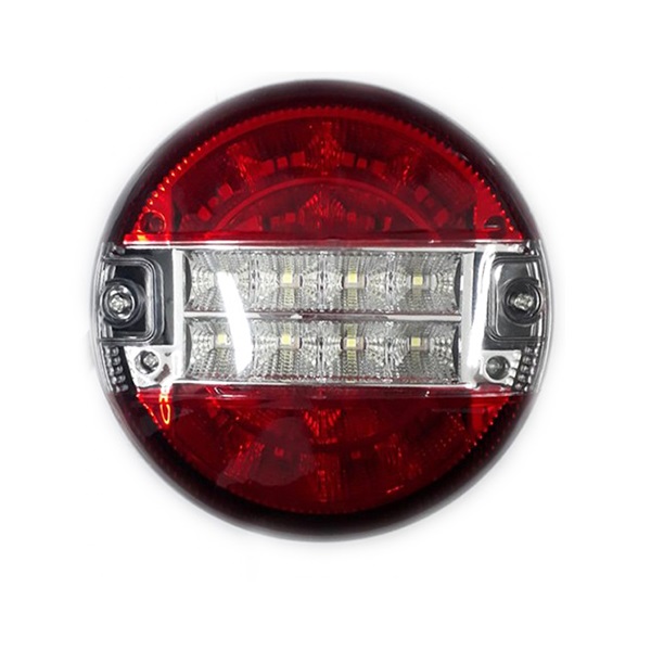 Στρογγυλό Πίσω Φανάρι με 20Led για Φορτηγά και Τρέιλερ 12/24v Ψυχρό Χρώμα Unistar II